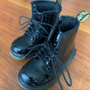 Black patent Dr. martens